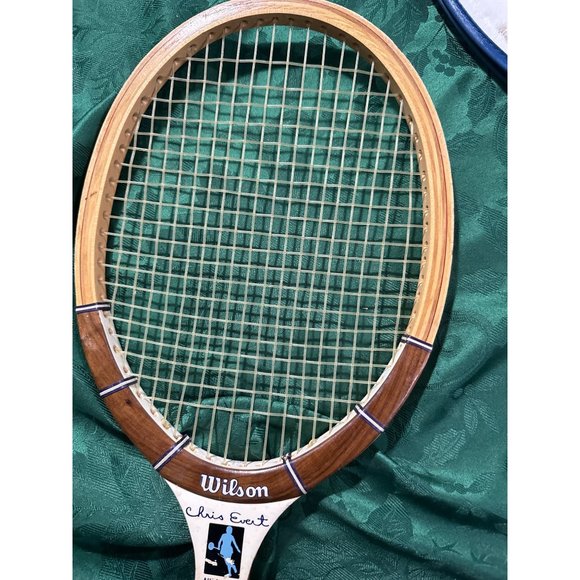Chris Everett tennis racket Collectors Item with protective cover and Signed - Picture 6 of 7